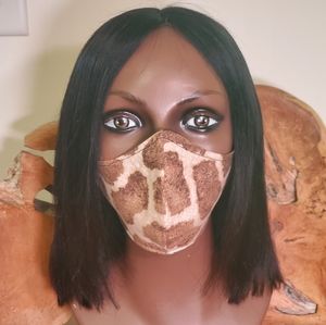 Giraffe Print Face Mask